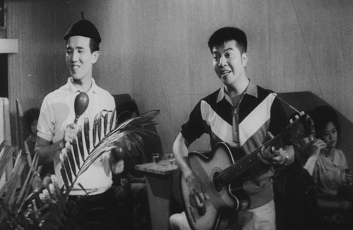 Guitar in Hot Spring Township, directed by director Shinichi Cho in 1966, was set in the Thermal Valley and Yu Chuan Yuan Hotel in Beitou.
（Picture provided：國家電影及視聽文化中心）